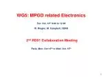 Advances in Front-End Electronics for MPGD Applications: 2nd RD51 Collaboration Meeting - slide 1