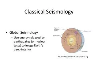 Classical Seismology
