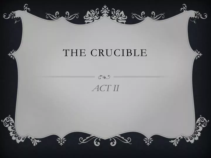 the crucible