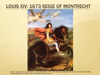 Louis XIV: 1673 Seige of Montrecht