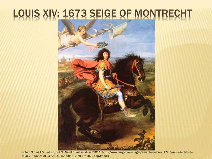 louis xiv 1673 seige of montrecht