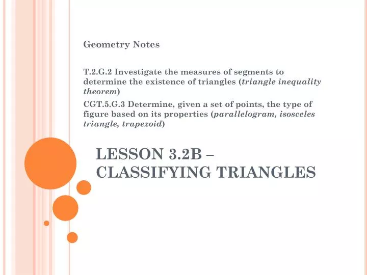 lesson 3 2b classifying triangles