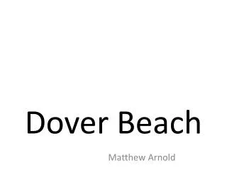Dover Beach