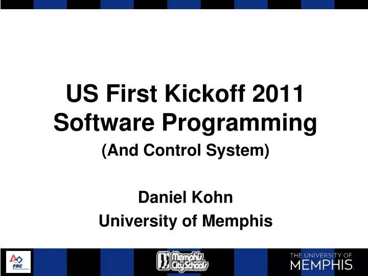 us first kickoff 2011 software programming