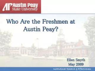 Who Are the Freshmen at Austin Peay?