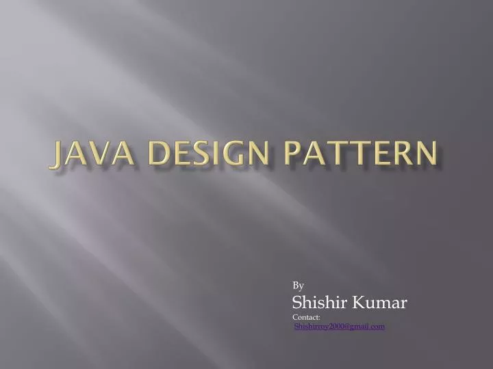 java design pattern