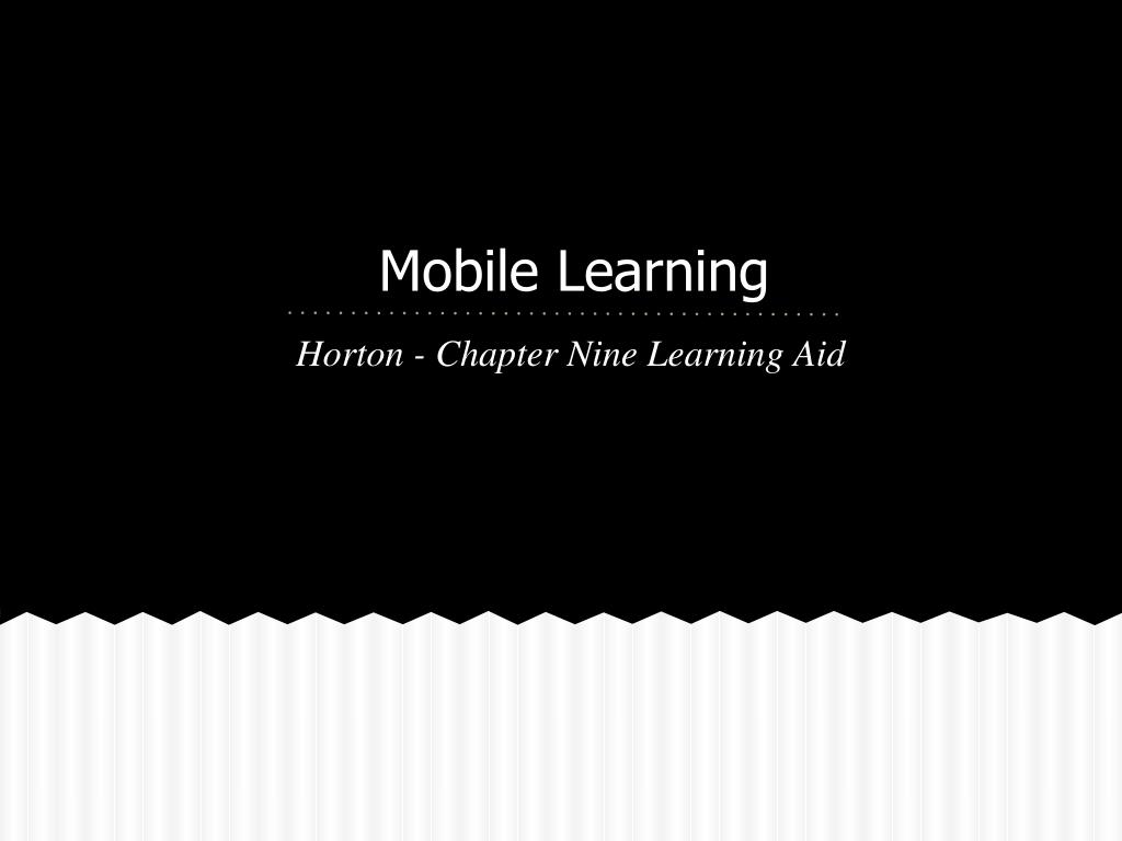 PPT - Mobile Learning PowerPoint Presentation, free download - ID:2830533