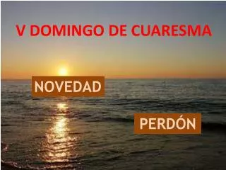 v domingo de cuaresma