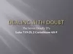 Dealing with Doubt - slide 1