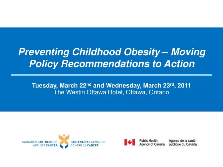 preventing childhood obesity moving policy recommendations to action