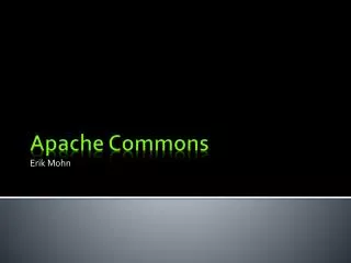 apache commons