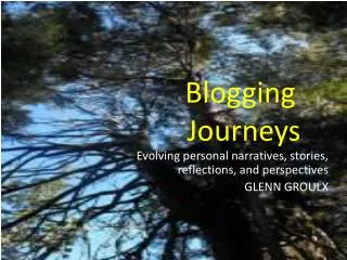 Blogging Journeys