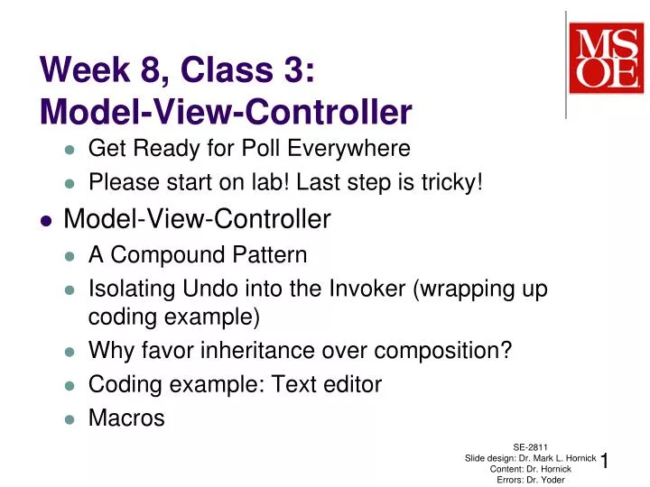 week 8 class 3 model view controller