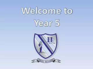 Welcome to Year 5