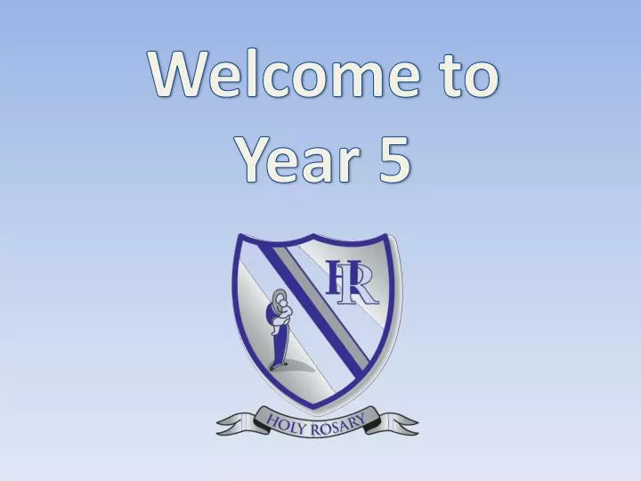 welcome to year 5