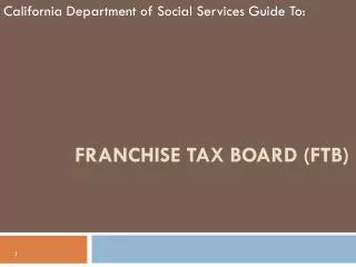 Franchise Tax Board (FTB)