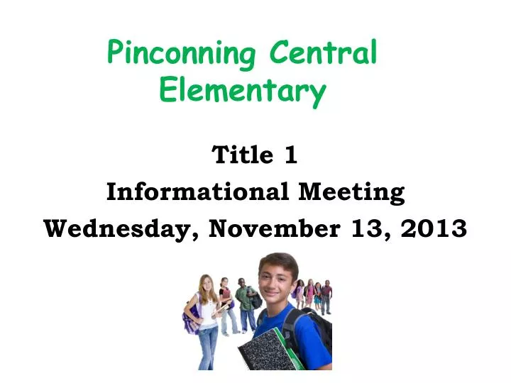 pinconning central elementary