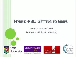 Hybrid-PBL: Getting to Grips