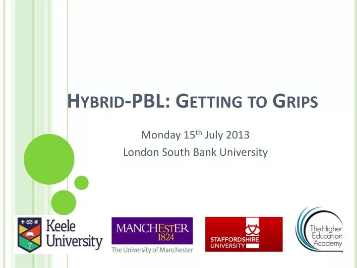 hybrid pbl getting to grips