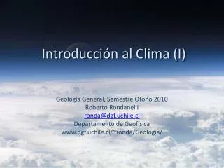 introducci n al clima i