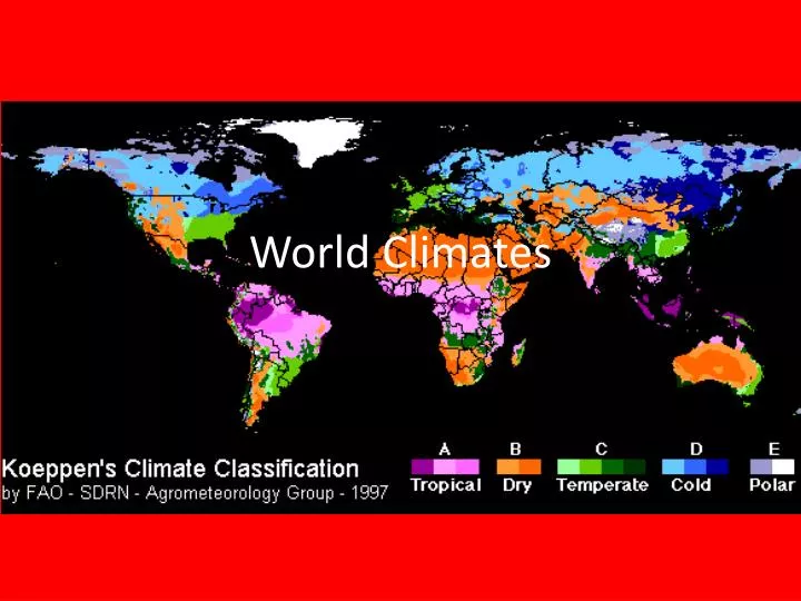 world climates