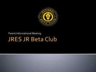 JRES JR Beta Club