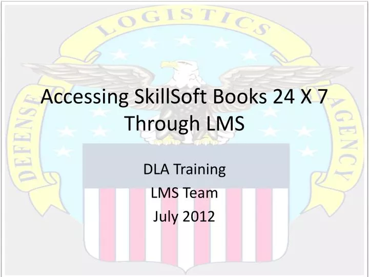 accessing skillsoft books 24 x 7 through lms