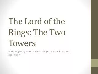 The Lord of the Rings: The Two Towers