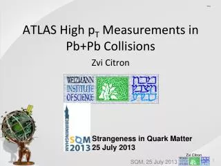 ATLAS High p T Measurements in Pb+Pb Collisions