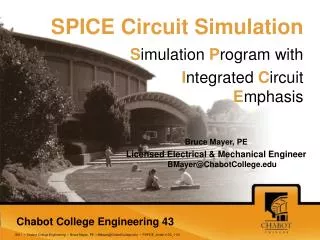 SPICE Circuit Simulation