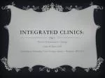 Integrated clinics: - slide 1