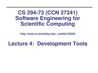 Revision Control Systems