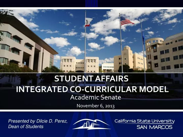 student affairs integrated co curricular model