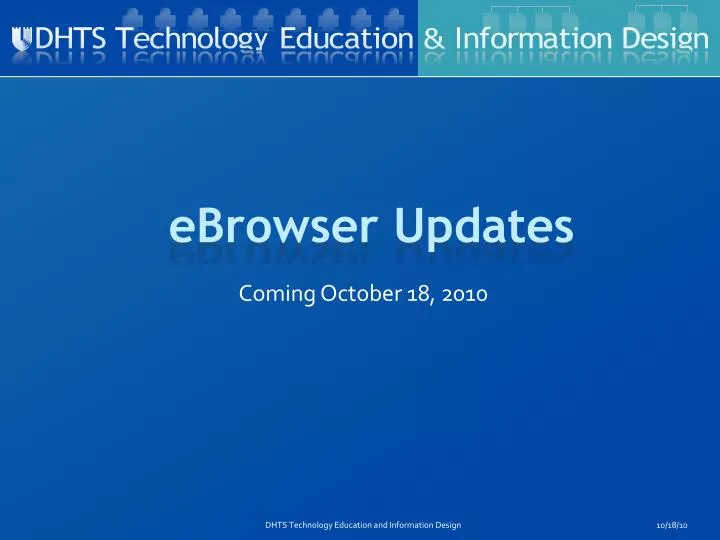 ebrowser updates