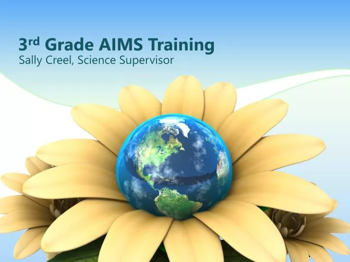 3 rd grade aims training