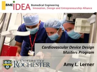Cardiovascular Device Design Masters Program