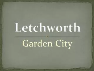 Letchworth