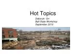 Hot Topics - slide 1