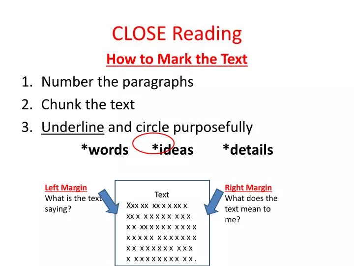 close reading