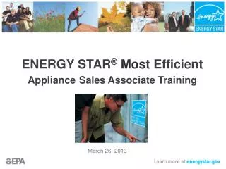 energy star mos t efficient appliance sales associate training