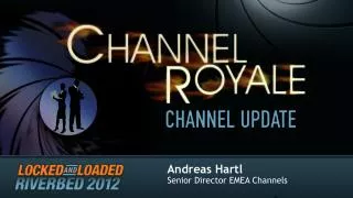 Andreas Hartl Senior Director EMEA Channels