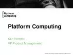 Transforming HPC: Unleashing Self-Service Capabilities in Cloud and Enterprise Markets - slide 1
