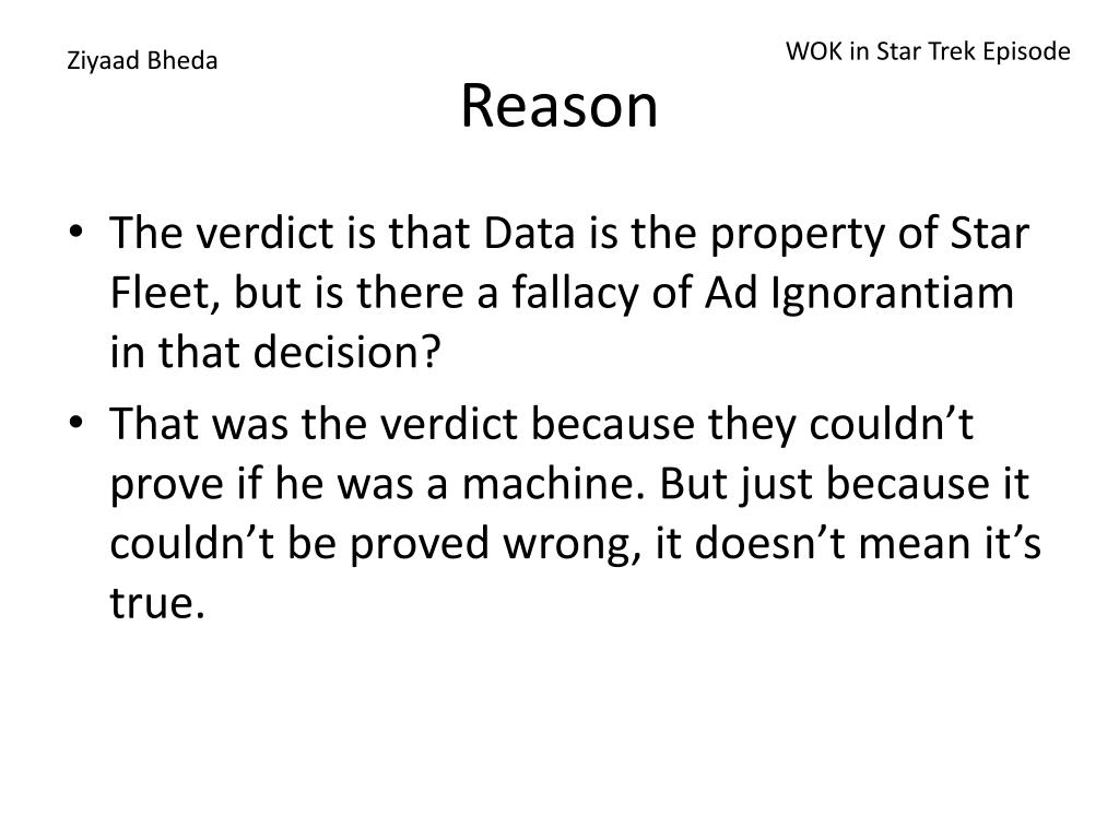 PPT - Reason PowerPoint Presentation, free download - ID:2831871