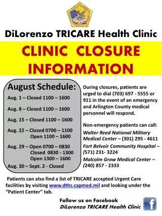 DiLorenzo TRICARE Health Clinic
