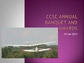 CCSC Annual Banquet and Awards