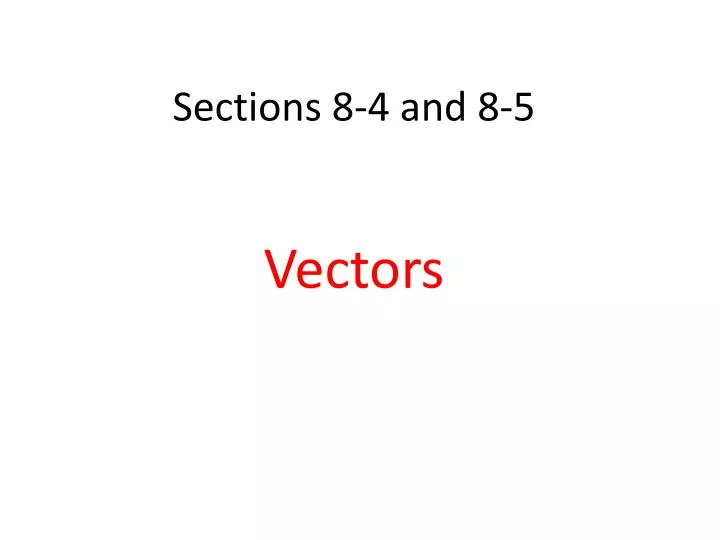 sections 8 4 and 8 5