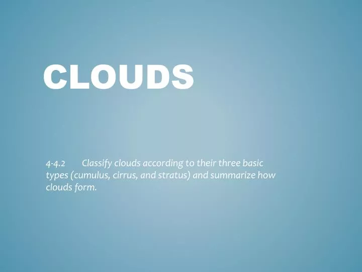 clouds