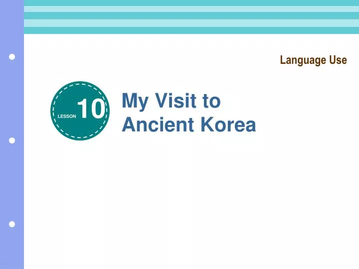 my visit to ancient korea