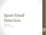 Spam Email Detection - slide 1
