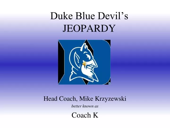 duke blue devil s jeopardy